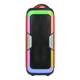 Портативна Bluetooth колонка Singer з мікрофоном, RGB підсвіткою, FM-радіо, USB, AUX, microSD для вечірок і караоке - зображення 3