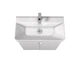 Тумба універсальна МОЙДОДИР SIMPLE WHITE 70-U з умивальником RIVER 70 біла - изображение 3