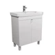 Тумба універсальна МОЙДОДИР SIMPLE WHITE 70-U з умивальником RIVER 70 біла - изображение 5