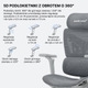 Fotel gamingowy Anda Seat X-Air Pro XL Mesh Ash Gray (AD-WY-01-GGF-G01) - obraz 13