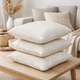 Подушка Emily Manner Beige декоративная велсофт 45х45 см бежевая (2800005112191) - изображение 3