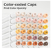 Ohuhu Alcohol Markers для кожи, 24 цвета, двусторонние (конец кисточка + косой кончик), для художников, рисования портретов - изображение 8