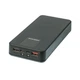 Корпус Multi-powerbank ET6, під елементи 18650 до 6 шт, 22.5W, з ліхтарем, чорний - зображення 1