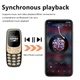 Мини телефон-гарнитура SERVO BM10, 2G, Bluetooth, TF, 68x28x12мм, 350mAh, Black-White - изображение 13