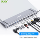 Док-станция Acer Type-C Expansion Dock 11-In для подключения HDMI/VGA/USB, зарядного устройства PD, кардридера, 3,5-мм аудиоразъема и Ethernet-адаптера. - изображение 1