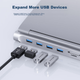 Док-станция Acer Type-C Expansion Dock 11-In для подключения HDMI/VGA/USB, зарядного устройства PD, кардридера, 3,5-мм аудиоразъема и Ethernet-адаптера. - изображение 5