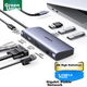 Док-станция расширения UGREEN Type-C, преобразователь USB-C в HDMI/VGA, быстрая зарядка PD, сетевой кабельный адаптер, концентратор 3.0, совместима с Apple MacBook 16/17, ноутбуками Huawei и iPad. - изображение 1