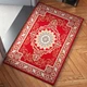 Коврик для входной двери Qiqijia Doonier нескользящий 120x160 см красный - изображение 5