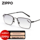 Очки для чтения ZIPPO American Far And Near Smart с бифокальными линзами, импортного производства, высокой четкости, защитой от синего света, модель 8132, мужские, черные, 100 градусов. - изображение 1