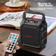 Колонка Newmine K97 Bluetooth потужна, для вулиці, з мікрофоном, караоке - зображення 6