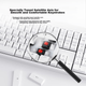 Механічна клавіатура CHERRY MX2.0S, 108 клавіш, ігрова клавіатура для кіберспорту, офісна клавіатура, повнорозмірна комп'ютерна клавіатура, дротова клавіатура, біло-коричневий перемикач - зображення 5