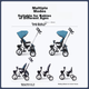 Велосипед BABYJOEY British TT56 дитячий триколісний складаний, для 1-5 років - зображення 2