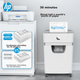 Многофункциональный шредер HP Level 5 Confidential Medium (8 листов за проход, емкость 20 л, может измельчать карты и скобы) W2008MC - изображение 1