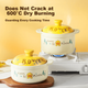 COOKER KING, кобрендована версія Little Yellow Duck, керамічний горщик, каструля об'ємом 3,5 л, для приготування супів, лікувальних відварів, каші, приготування рису на пару, гасіння та глиняного горщика - зображення 5