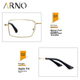 Очки для чтения ARNO FOCUS ON YOUR EYES для мужчин, защита от синего света, немецкое производство, модные, сверхлегкие, складные, удобные очки для чтения для женщин A1066J, угол обзора 150 градусов. - изображение 7