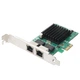 MOGE Intel 82576 Chip Desktop Built-In Network Card, PCIE Gigabit Dual-Port Network Card, Server Industrial Camera Acquisition Card, Dual Port Soft Router ROS Aggregation MC2254 - изображение 2