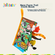 Детская тканевая книжка Jollybaby для раннего развития, от 0 до 18 месяцев, игрушка для жевания, износостойкая, 3D, для чтения, когнитивных тренировок, подарочная коробка. - изображение 4