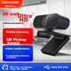 Веб-камера HIKVISION для компьютера, разрешение 2K HD, широкоугольная, с микрофоном, USB-подключение, для ноутбуков и настольных компьютеров, видеоконференций и прямой трансляции, E14 - изображение 1