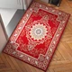 Коврик для входной двери Qiqijia Doonier антискользящий 100x40 см красный - изображение 6