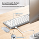 Беспроводная мышь и клавиатура Stiger для компьютеров Apple Mac, беспроводная Bluetooth-клавиатура для офисных ноутбуков, аксессуар для MacBook Pro, аксессуар для iPad. - изображение 8