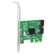 Адаптер MOGE PCI Express X1 — SATA 3.0 RAID Card MC2656 для настольных компьютеров. Поддерживает режимы NCQ, RAID0, RAID1. - изображение 5