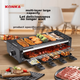Гриль KONKA KEG-W261B электрический многофункциональный без дыма, шампуры - изображение 4