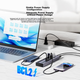 Acasis USB 3.0 Hub, групове керування прошивкою, високошвидкісний кабель-подовжувач з одного на 13 портів, багатопортовий конвертер для ноутбука, настільного комп'ютера, док-станція розширення HS-713MG - изображение 2