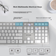 Беспроводная клавиатура и мышь CHERRY DW9100, Bluetooth, двухрежимная клавиатура и мышь, компьютерная клавиатура, офисное и деловое использование, ультратонкая клавиатура SX с ножничным механизмом, перезаряжаемая, черная модель. - изображение 4