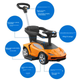 Машинка-каталка CHILOKBO Lamborghini детская для 1-3 лет (6938360701821) - изображение 5