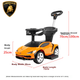 Машинка-каталка CHILOKBO Lamborghini детская для 1-3 лет (6938360701821) - изображение 7