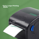 Термопринтер этикеток Gprinter GP-1924D, компьютерная версия, для трансграничной электронной почтовой доставки, печати этикеток (одной и двухкомпонентной) для экспресс-доставки, одежды, розничной торговли, складской логистики. - изображение 3