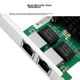 Сетевая карта MOGE PCIE Gigabit Ethernet, два порта питания, встроенная сетевая карта для сервера (1 шт.), карта захвата изображения с промышленной камеры Design Visual, программный маршрутизатор ROS Aggregation, чип Intel 82576 MC2285. - изображение 3