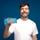 Шоколад Мистер Бист Feastables MrBeast Peanut Butter Milk Chocolate с арахисовой пастой 60г - изображение 3