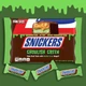 Батончик Снікерс Хелловін Snickers Halloween Ghoulish Green Chocolate Bag Fun Size 274.7г - зображення 3