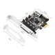 Настольная 4-портовая последовательная карта MOGE, преобразователь PCIe в RS232, карта COM-порта с питанием 5 В/12 В для конкретного банка, MC2340 - изображение 3