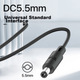Зарядний пристрій Elei для моніторів Philips та AOC, 19 В 2.1 А / 1.58 А / 2.0 А, роз'єм 5.5x2.5 мм, з мережевим шнуром, універсальний - зображення 5