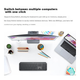 Клавіатура бездротова Logitech MX Keys для бізнесу Bluetooth/Wireless UA Graphite (920-010224) - зображення 4