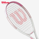 Тенісна ракетка Wilson Single Beginner, легка та амортизуюча, для жінок початкового рівня WR087910U1 - зображення 7