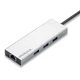 Док-станция расширения ThinkPad Lenovo Type-C, адаптер USB-C на HDMI, USB-концентратор, порт RJ45 Gigabit Ethernet, совместима с ноутбуками Huawei и Xiaomi, конвертер-док-станция расширения LC08 - зображення 4