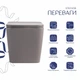 Унітаз підвісний Tern Ultra Quiet 490×365×325 мм, Stone Grey, із сидінням Slim Duroplast / Soft-close / Quick Release - зображення 3