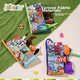 Тканевая книжка Jollybaby развивающая, для детей 0-12 месяцев, моющаяся - изображение 5