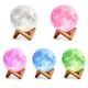 Светильник Moonlight 3D ночник на аккумуляторе RGB подсветка пульт (18338) - изображение 4