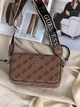 Жіноча сумка Guess 4G бежева кросбоді з ременем через плече - зображення 6