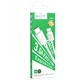Кабель Hoco X88 Gratified charging data cable USB-A to Type C 3A 100 см White - зображення 4