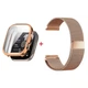 Комплект для годинника Amazfit Bip 6 рожеве золото (чохол + металевий ремінець 22 мм) - зображення 2