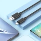 Кабель Hoco X88 Gratified charging data cable USB-A to Type C 3A 100 см Black - изображение 5