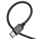 Кабель Borofone BX87 Sharp 60W charging data cable for Type-C to Type-C Black - зображення 2