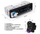 Автомагнитола 1 DIN N1901 с Bluetooth, FM радио, MP3 плеер, USB 2 порта, пульт управления на руль, hands-free комплект для авто - изображение 3
