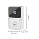 Дверний відеодзвінок M6 Mini Doorbell WiFi з камерою та нічним баченням 800mAh Type-C - зображення 3