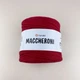 Пряжа трикотажна YARNART Maccheroni плоска для макраме Вишня - зображення 3